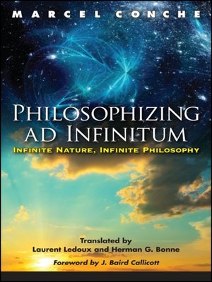 cover image of Philosophizing ad Infinitum